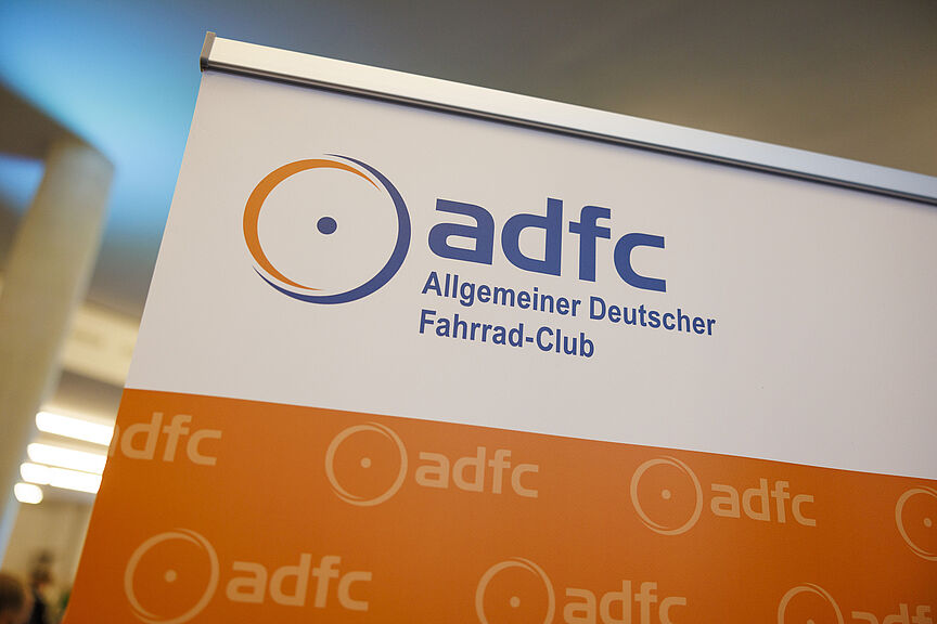 Rollup mit ADFC-Logo Rollup mit ADFC-Logo